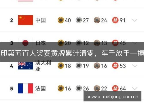 印第五百大奖赛黄牌累计清零，车手放手一搏